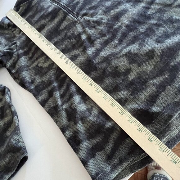 Avalanche Camo Fleece Quarter Zip Jacket Long Sleeve Casual Men's Medium - Picture 9 of 9